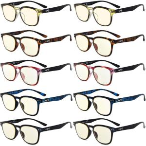 imageEyekepper 4Pack Round Reading Glasses for Women Large Frame Readers 10010 Pack Mix  Cg079