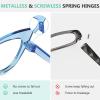imageEyekepper 4 Pack Classic Reading Glasses for Women and Men Include Reading Sunglasses TwoTone Readers 2506 Pack Mix Color  B