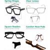 imageEyekepper 4 Pack Reading Glasses Women Oversize Frame Ladies Readers 2254pcsmix