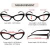imageEyekepper 4Pack Cateye Style Reading Glasses for Women Chic Readers 1254pcsmix