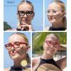 imageEyekepper 4Pack Cateye Style Reading Glasses for Women Chic Readers 125Blue Light Blockingb404 Pairs