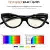 imageEyekepper 4Pack Cateye Style Reading Glasses for Women Chic Readers 125Blue Light Blockingb404 Pairs