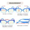 imageEyekepper 4Pack Large Frame Reading Glasses for Women  Fashionable Readers 200Blue Light Blocking Reading Glasses