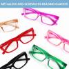 imageEyekepper 4pack Cateye Design Reading Glasses Oversized Readers for Women Reading 2506 Pack Mix Color R2516