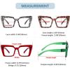 imageEyekepper 4pack Cateye Design Reading Glasses Oversized Readers for Women Reading 2506 Pack Mix Colornr2141