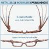 imageEyekepper 4pack Cateye Design Reading Glasses Oversized Readers for Women Reading 2506 Pack Mix Colornr2141
