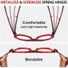 imageEyekepper 4pack Cateye Design Reading Glasses Oversized Readers for Women Reading 2506 Pack Mix Colorr2309