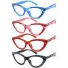 imageEyekepper 4pack Cateye Design Reading Glasses for Women Reading  Chic Ladies Readers4 Pairs Mix