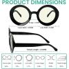 imageEyekepper 4pack Round Reading Glasses for Women Reading  Oversized Ladies Readers 27512 Pack Mix  Uvr9109