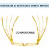imageEyekepper 5 Pack Reading Glasses for Men Includes Reader Sunglasses Spring Hinges Classic Cheater Glasses 2506 Pack Mix Color  Nr032