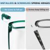 imageEyekepper 5 Pack Reading Glasses for Men Includes Reader Sunglasses Spring Hinges Classic Cheater Glasses 2506 Pack Mix Color  Nr2142