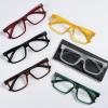 imageEyekepper 5 Pack Reading Glasses for Men Includes Reader Sunglasses Spring Hinges Classic Cheater Glasses 2506 Pack Mix Color