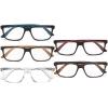 imageEyekepper 5 Pairs Reading Glasses Classic Rectangular Frame Mens Womens Spring Hinges5pcs Mix