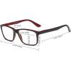 imageEyekepper 5 Pairs Reading Glasses Classic Rectangular Frame Mens Womens Spring Hinges5pcs Mix