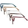 imageEyekepper 5 Pairs Reading Glasses Classic Rectangular Frame Mens Womens Spring Hinges5pcs Mix