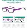 imageEyekepper Design Reading Glasses 4Pack Readers for Men and Women 20012 Pack Mix Color  R9102