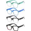 imageEyekepper 4 Pack Glasses for Women  Large Frame Ladies Glasses4pcsmix