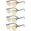 imageEyekepper 4 Pack Ladies Reading Glasses Oversized Square Readers for Women Reading 300Blue Light Blockingb604 Pairs