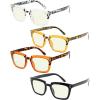 imageEyekepper 5Pack Design Eyeglasses for Women Include SunglassesBlue Light Blocking Reading Glasses