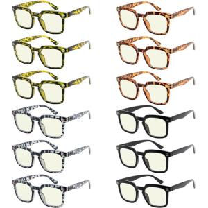 imageEyekepper 4pack Round Reading Glasses for Women Reading  Oversized Ladies Readers 27512 Pack Mix  Uv2104