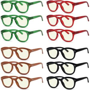 imageEyekepper 4pack Round Reading Glasses for Women Reading  Oversized Ladies Readers 27512 Pack Mix  Uv2107