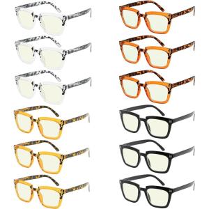 imageEyekepper 4pack Round Reading Glasses for Women Reading  Oversized Ladies Readers 27512 Pack Mix  Uv2109
