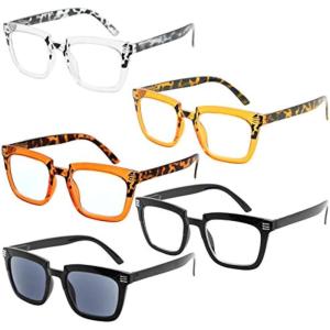 imageEyekepper 5Pack Design Eyeglasses for Women Include Sunglasses5pcsmix
