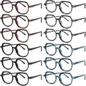 imageEyekepper Design Reading Glasses 4Pack Readers for Men and Women 20012 Pack Mix Color  R2016