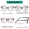 imageEyekepper 4 Pack Oversized Blue Light Filter Glasses  Cat Eye Design Computer Reading Glasses for Women Anti Screen Glare Blocking Digital Blue Rays 0004 Pairs Mix