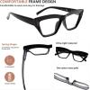 imageEyekepper 4Pack Reading Glasses Blue Light Blocking Women Cateye Readers 004 Pack Mix Color