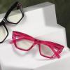 imageEyekepper 4Pack Reading Glasses Blue Light Blocking Women Cateye Readers 00Blue Light Blocking Reading Glasses