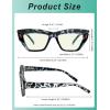 imageEyekepper 4Pack Reading Glasses Blue Light Blocking Women Cateye Readers 00Blue Light Blocking Reading Glasses