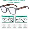imageEyekepper 4pack Cat Eye Reading Glasses Blue Light Blocking Women Readers 05010 Pack Mixr124f