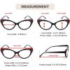imageEyekepper 4pack Cat Eye Reading Glasses Blue Light Blocking Women Readers 05010 Pack Mixr2115