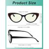 imageEyekepper 4pack Cat Eye Reading Glasses Blue Light Blocking Women Readers 050Blue Light Blocking Reading Glasses