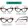 imageEyekepper 4pack Reading Glasses Blue Light Blocking Cateye Computer Glasses Readers Women 005pcsmix