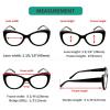 imageEyekepper 4pack Reading Glasses Blue Light Blocking for Women Bling Design Cateye Readers 0505 Pack Mix Color