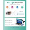 imageEyekepper 4pack Reading Glasses Blue Light Blocking for Women Cateye Style Rhinestone ReadersBlue Light Blocking Reading Glasses