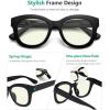 imageEyekepper 5 Pack Computer Reading Glasses Cat Eye Blue Light Blocking Readers 00012 Pack Mix  Uv1555