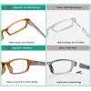 imageEyekepper 5Packs Metalless Design Reading Glasses for Women Screwless Spring Hinges Ladies Readers 305 Pack Mix Color