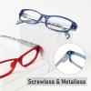 imageEyekepper 5Packs Metalless Design Reading Glasses for Women Screwless Spring Hinges Ladies Readers 305 Pack Mix Color