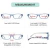 imageEyekepper 5Packs Metalless Design Reading Glasses for Women Screwless Spring Hinges Ladies Readers 305 Pack Mix Color