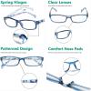 imageEyekepper 5Packs Metalless Design Reading Glasses for Women Screwless Spring Hinges Ladies Readers 306 Pairs Blue