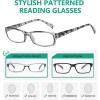 imageEyekepper 5Packs Metalless Design Reading Glasses for Women Screwless Spring Hinges Ladies Readers 306 Pairs Grey