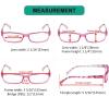 imageEyekepper 5Packs Metalless Design Reading Glasses for Women Screwless Spring Hinges Ladies Readers 306 Pairs Purple