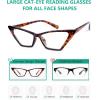 imageEyekepper 5pack Cat Eye Reading Glasses Women Oversized Readers5 Pack Mix Color