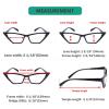 imageEyekepper 5pack Cat Eye Reading Glasses Women Oversized Readers5 Pack Mix Color