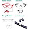 imageEyekepper 5pack Cat Eye Reading Glasses Women Oversized Readers5 Pack Mix Color