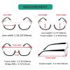imageEyekepper 5pack Reading Glasses Two Tone Women Readers 105 Pack Mix Color
