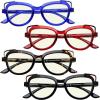 imageEyekepper 5pack Reading Glasses for Women Design Cateye ReadersBlue Light Blocking Reading Glasses